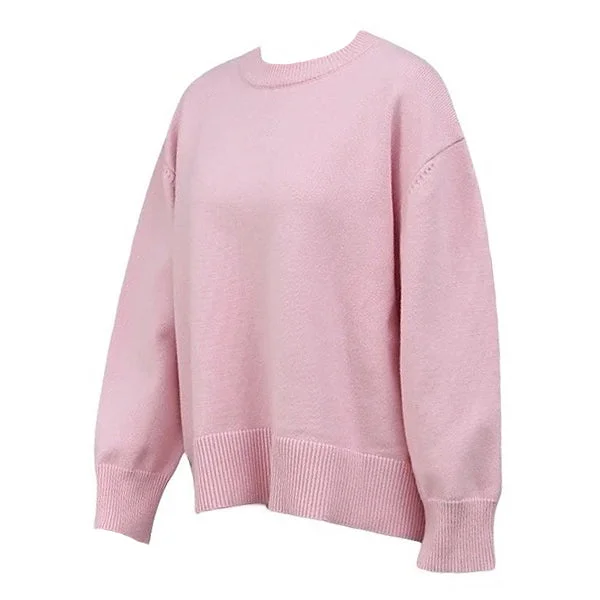 Pastel Pink Oversized Sweater Sweater Knitwear Pullover