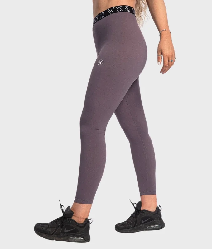 TRAINING Leggings [Mauve] - B Grade Fashionable High-Rise Workout Leggings