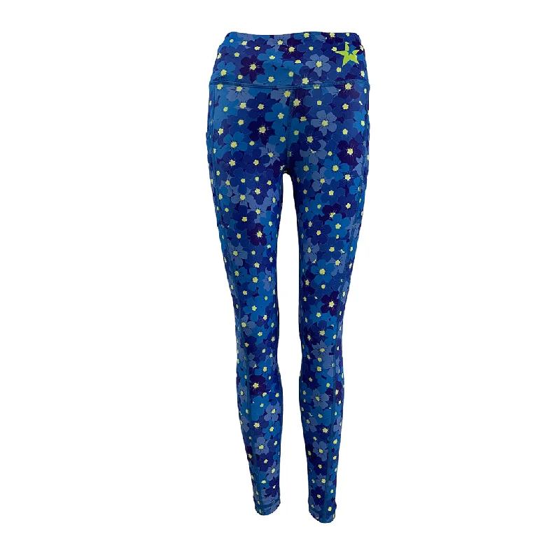 Unisex Leggings | Forget Me Not Trendy Full-Length Leggings