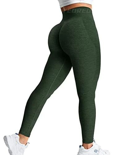 YEOREO Women's Seamless Scrunch Legging Fitness Gym Sports Active Yoga Pant Butt Lift Tights Stylish Ultra Stretch Leggings