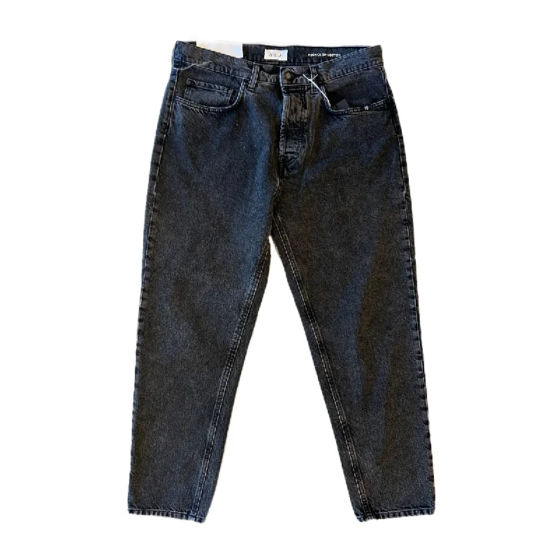 Amish - Jeans Jeremiah Denim Black Stone - AMU001N0941771 - DENIM/BLACK Casual Wide-Legged Denim Jeans