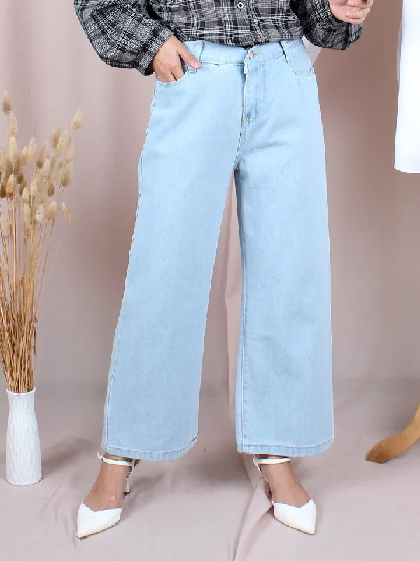 STRAIGHT CUT JEANS BP108 Cozy Stretch High-Waist Jeans