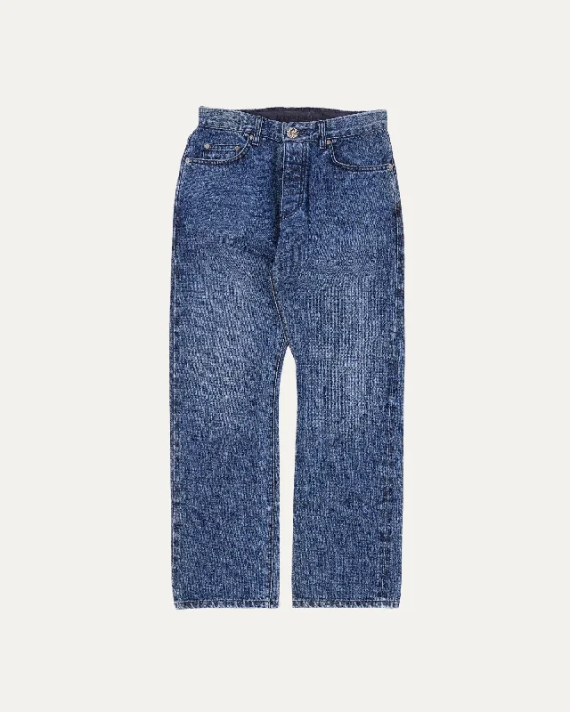 Turbo Diesel Wash Jeans Trendy Bootcut High-Waisted Jeans