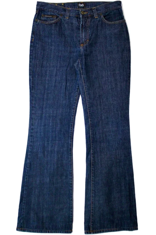 D&G - Bootcut Jeans Chic Cropped Jeans