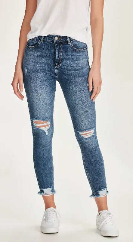 Junkfood Jeans Remy - Blue Classic Blue Denim Jeans