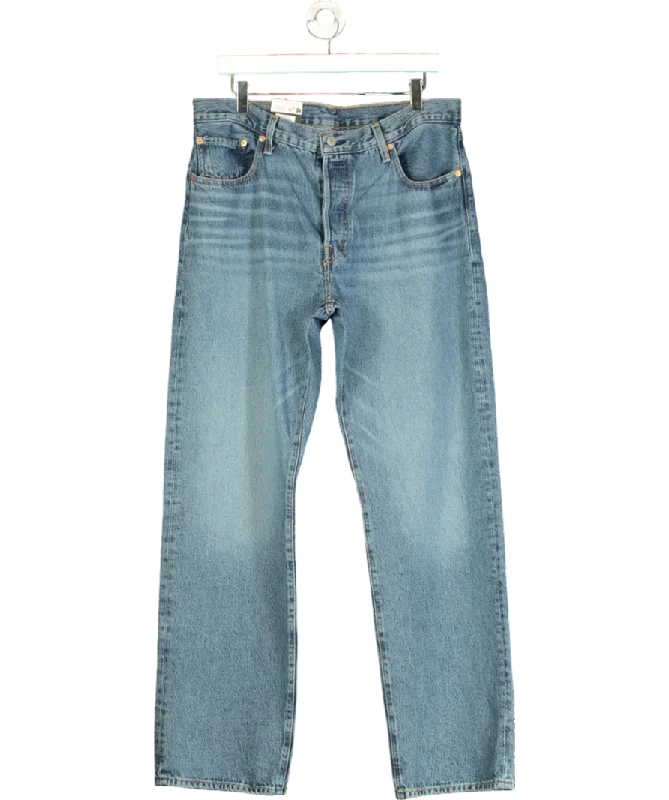 levis Blue 501 90s Mid Rise Jeans W32 Stylish Cargo Style Jeans