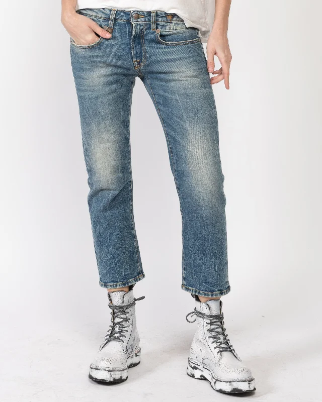 Boy Straight Jeans Cozy Wide-Legged Jeans